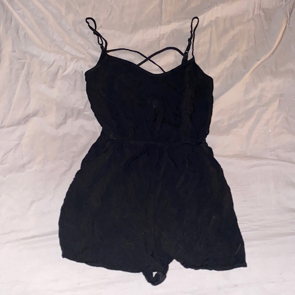 DIVIDED H&M Black Romper